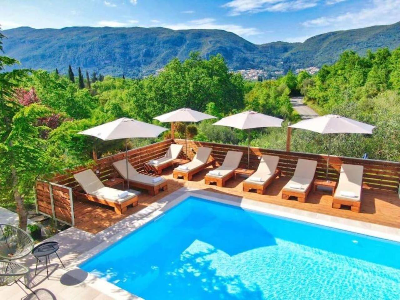Petra House Villa Ano Korakiana Ngoại thất bức ảnh