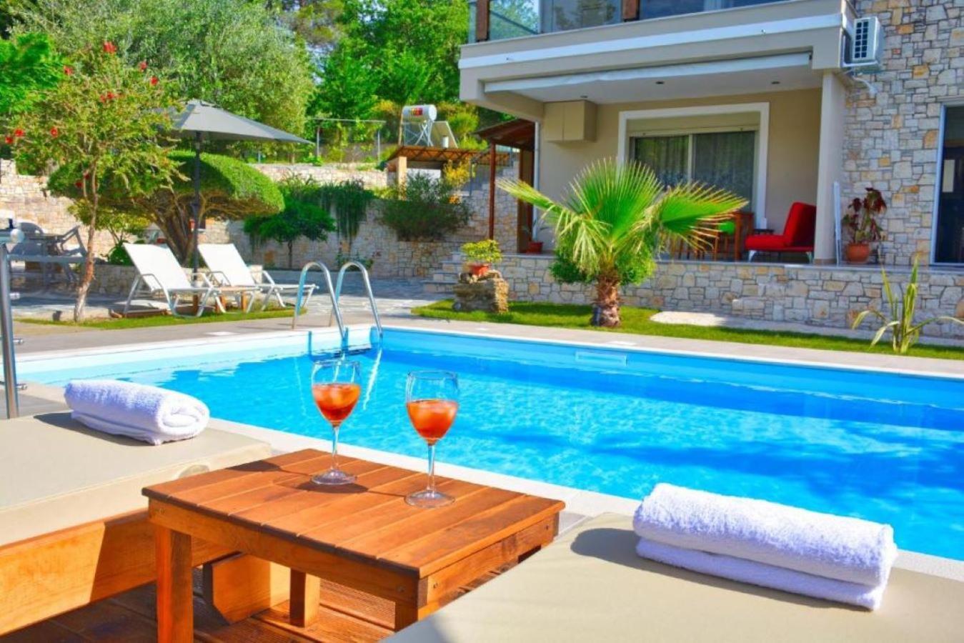 Petra House Villa Ano Korakiana Ngoại thất bức ảnh