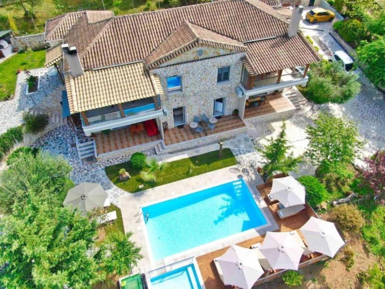 Petra House Villa Ano Korakiana Ngoại thất bức ảnh